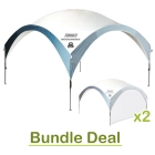Coleman Fastpitch Event Shelter Pro M Bundle (with Two Sunwalls)
